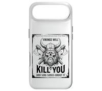 Custodia per iPhone Air Vikings will kill you and sing songs about it Funny Viking