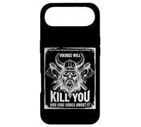 Custodia per iPhone Air Vikings will kill you and sing songs about it Funny Viking