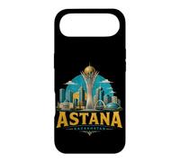 Custodia per iPhone Air Vintage Astana Kazakistan Viaggio Souvenir Landmark Gift