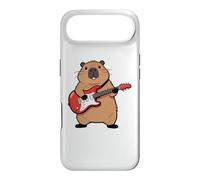 Custodia per iPhone Air Vintage Capybara Rodents Punk Music Playing Guitar