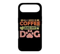 Custodia per iPhone Air Vintage Coffee And My Dog Funny Puppy Dogs Lovers