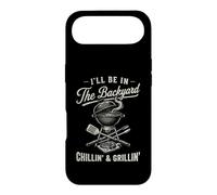 Custodia per iPhone Air Vintage I'll Be In The Backyard Charcoal Grill Master
