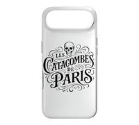 Custodia per iPhone Air Vintage Le Catacombe di Parigi Stampa Nera