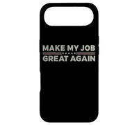 Custodia per iPhone Air Vintage Make My Job Great Again sarcastico umorismo divertente slogan