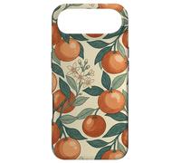 Custodia per iPhone Air Vintage Orange Fruit and Blossom Botanical Pattern