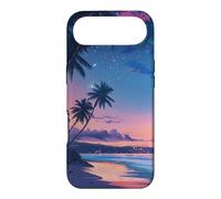 Custodia per iPhone Air Vintage Pastel Hawaii Beach Lofi sera Vaporwave