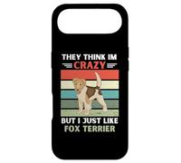 Custodia per iPhone Air Vintage pensano che io sia pazzo, ma mi piace proprio il cane Fox Terrier