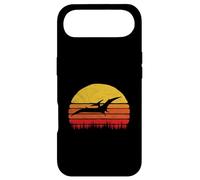 Custodia per iPhone Air Vintage Pterodactyl Dinosaur Retro Sun