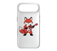 Custodia per iPhone Air Vintage Red Fox Punk Music Playing Guitar