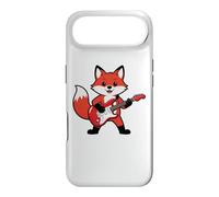 Custodia per iPhone Air Vintage Red Fox Punk Music Playing Guitar