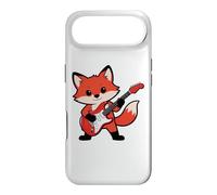Custodia per iPhone Air Vintage Red Fox Punk Music Playing Guitar