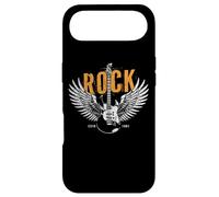 Custodia per iPhone Air Vintage Retro Style Playing Music Guitar Forever Rock N Roll