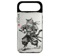 Custodia per iPhone Air Vintage Samurai Cat Japanese Sumi-e Ink Feline Arti Marziali
