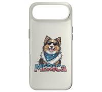 Custodia per iPhone Air Vintage Shetland Sheepdog 4 luglio Merica