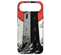 Custodia per iPhone Air Vintage Tarot Card The Tower Gothic Chaos Design