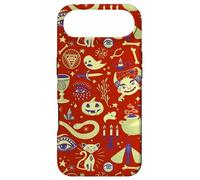 Custodia per iPhone Air Vintage Witchy Halloween Pattern Boho Spooky Tarocchi Design