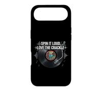 Custodia per iPhone Air Vinyl Record Collector Spin It Loud Love The Crackle