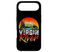 Custodia per iPhone Air Virgin River, maglietta retrò minimalista con scritta "River Virgin