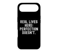 Custodia per iPhone Air vite reali qui la perfezione non divertente sarcastico umorismo