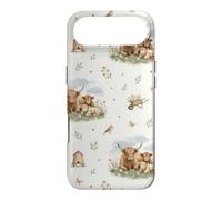 Custodia per iPhone Air Vitelli di bestiame delle Highland Cottagecore Campagna Farm Life