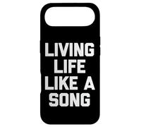 Custodia per iPhone Air Vivere la vita come una canzone - Divertente Detto Sarcastico Cool Music