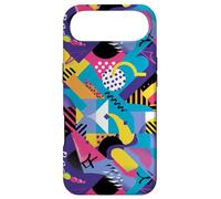 Custodia per iPhone Air Vivido motivo a fusione di forme grafiche retrò anni '80 e '90