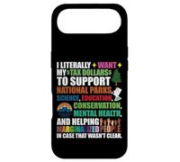 Custodia per iPhone Air Voglio letteralmente che i miei dollari delle tasse sostengano i parchi nazionali