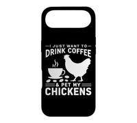 Custodia per iPhone Air Voglio solo bere caffè e accarezzare i miei polli