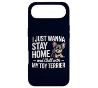 Custodia per iPhone Air Voglio solo stare a casa e rilassarmi con il mio cane Toy Terrier