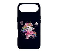 Custodia per iPhone Air Volano da badminton unicorno arcobaleno Kawaii ragazze