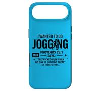 Custodia per iPhone Air Volevo andare a fare jogging Proverbi 28:1