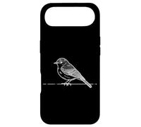Custodia per iPhone Air Warbling Vireo Bird Line Art Ornitologia Design