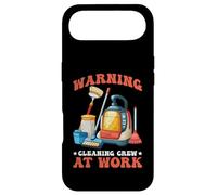 Custodia per iPhone Air Warning Cleaning Crew At Work Custode di bidello -
