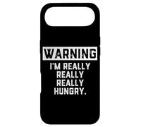 Custodia per iPhone Air WARNING: I'm Really Really Really Hungry Funny Food Dad Joke