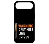 Custodia per iPhone Air Warning Only Hits Line Drives Mazza da baseball Batter Home Run
