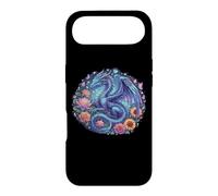 Custodia per iPhone Air Watercolor Dragon Flowers Beautiful Art Colorful Graphic
