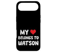 Custodia per iPhone Air Watson - Il mio cuore appartiene a Watson - Amore