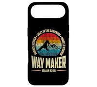 Custodia per iPhone Air Waymaker Promise Keeper Miracle Worker Christian men
