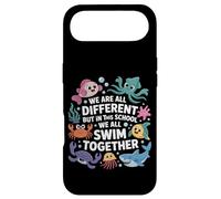 Custodia per iPhone Air We Are Different But in This School We All Swim Together