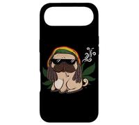 Custodia per iPhone Air Weed Smoking Pug Marijuana THC Cannabis Leaf Dog Stoner