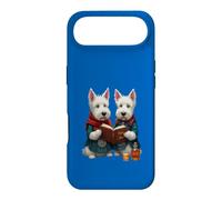 Custodia per iPhone Air West Highland Terrier leggendo la poesia di Robert Burns