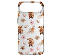 Custodia per iPhone Air Western Boho Highland Mucca Floreale Carino Mucche Country Girl
