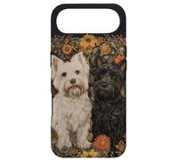 Custodia per iPhone Air Westie e Scottie in William Morris Style Garden