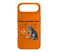 Custodia per iPhone Air What Cats Really Think Funny Cat Physics Humor Men Women