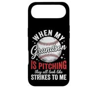 Custodia per iPhone Air When My Grandson Is Pitching They All Look Like Strikes