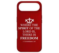 Custodia per iPhone Air Where the Spirit of the Lord is There's Freedom US Christian