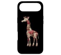Custodia per iPhone Air Whimsical Love Giraffe Patchwork Cuori