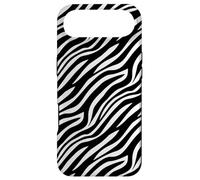 Custodia per iPhone Air White Black Wavy Lines Curves Zebra Stripes Safari Pattern