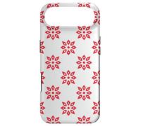 Custodia per iPhone Air White Red Floral Maple Leaf Canada Natural Pattern