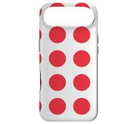 Custodia per iPhone Air White Red Ring Circle Round Japan Color Zen Dot Pattern